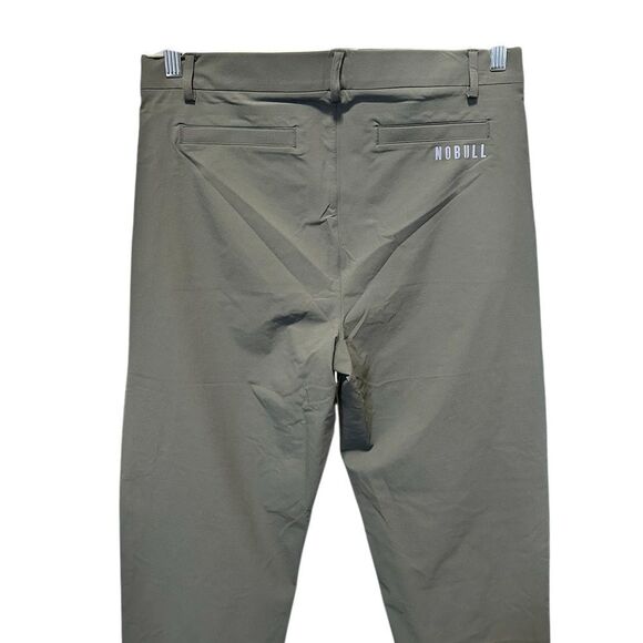 NWT NOBULL Men’s Golf Pants Gray Flat Front Straight Leg - Size 33 x 34 - Picture 6 of 10